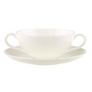 Soup cup & saucer 2pcs