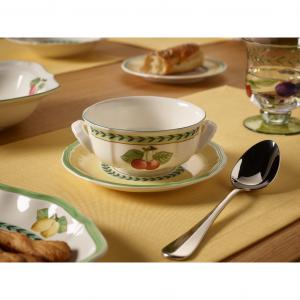 Soup cup & saucer 2pcs