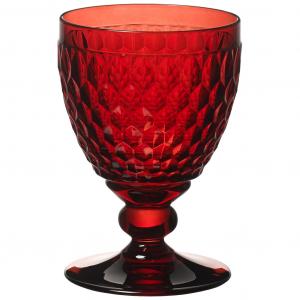 Boston coloured Red wine goblet red