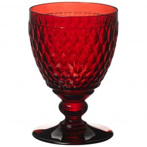 Boston coloured Water goblet red