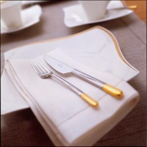 Ella partially gold plated Dinner fork