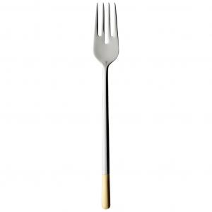 Ella partially gold plated Fish fork