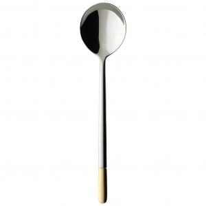 Ella partially gold plated Soup/cream spoon