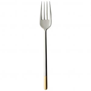 Ella partially gold plated Serving fork