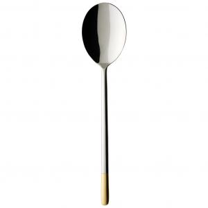 Ella partially gold plated Serving spoon