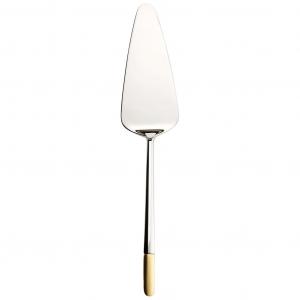 Ella partially gold plated Pie server