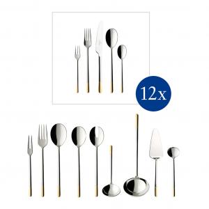 Ella partially gold plated Cutlery set 70pcs