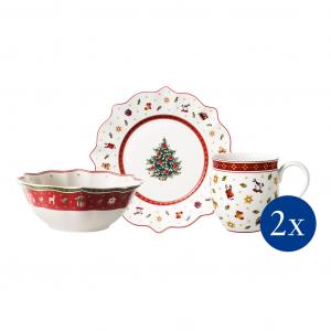 Toy's Delight Breakfast for 2 white, set 6pcs