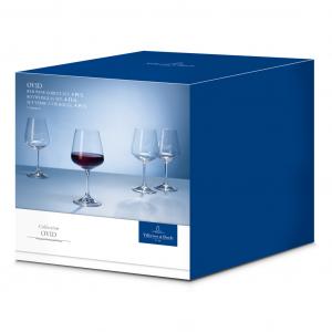 Ovid Red wine goblet Set 4pcs