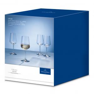 Ovid White wine goblet Set 4pcs