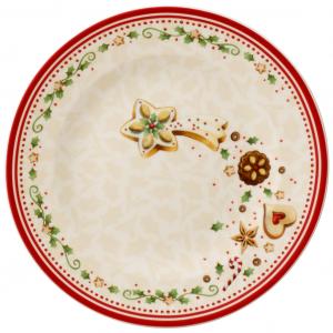 Winter Bakery Delight Salad plate, falling star