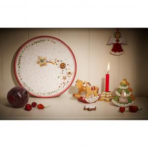 Winter Bakery Delight Salad plate, falling star