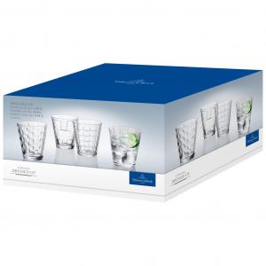 Dressed Up Water glass set4pcs clear