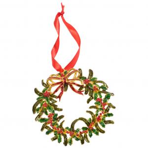 Winter Collage Accessoires Metal hanger xmas wreath