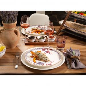Artesano Provencal Lavender lapos tányér virágos 27cm