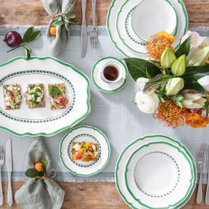 French Garden Green Line Bread & butter plate