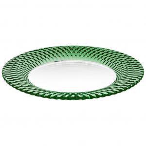 Boston coloured Buffet plate green