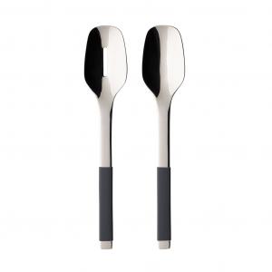 S+ Cosy Grey Salad servers. 2pcs