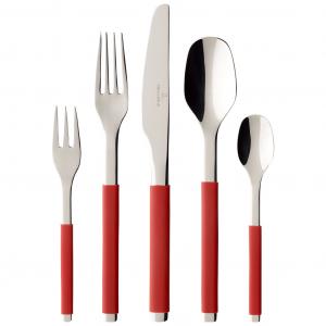 S+ Cranberry Cutlery set 30pcs