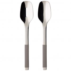 S+ Taupe Salad servers. 2pcs