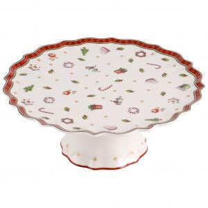 Footed cake plate small