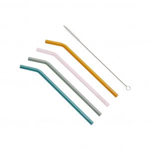 Artesano Beverages Glass straw set 4pcs.