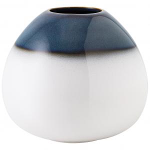 Lave Home Drop váza kék-fehér 14,5x13cm