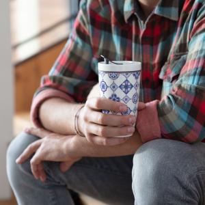 To Go Indigo Mug -GK