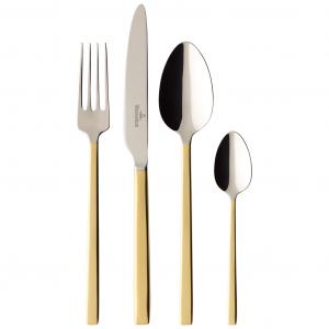 La Classica partially gold plated Cutlery set 24pcs