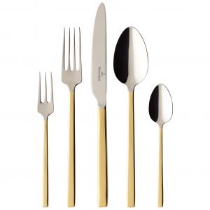 La Classica partially gold plated Cutlery set 30pcs