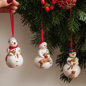Nostalgic Ornaments Snowmen 3pcs