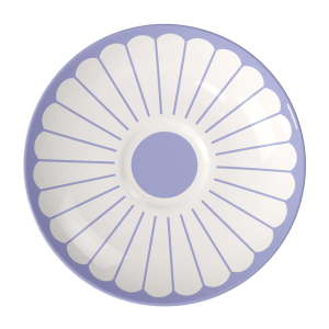 Fleur Bleu kávés csésze alj 14cm