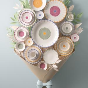 Fleur Cassis kávés csésze alj 14cm