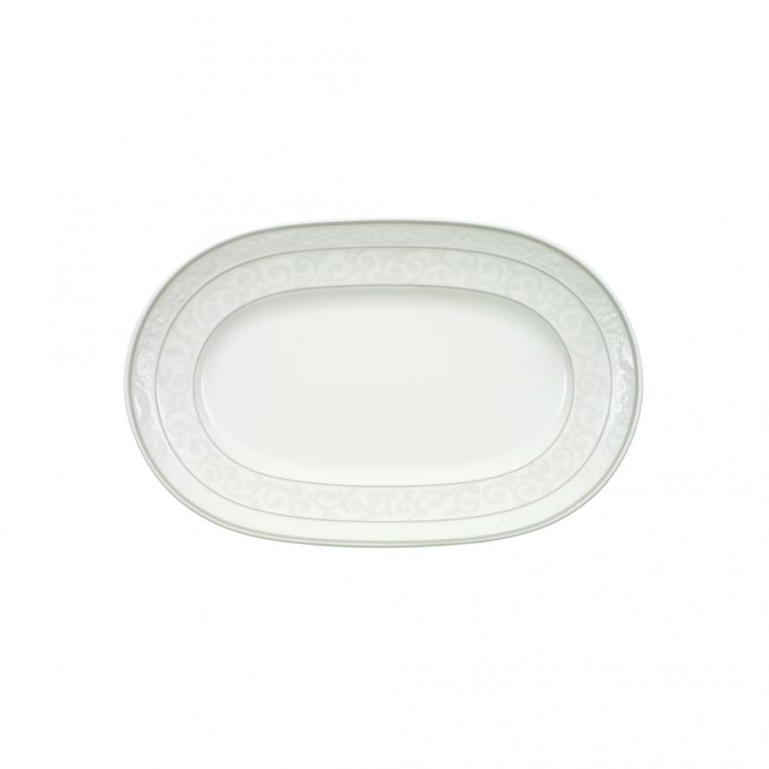 Gray Pearl Pickle Dish/Saucer sauceboat