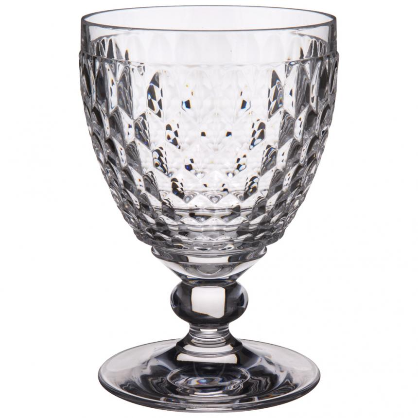 Boston Red wine goblet