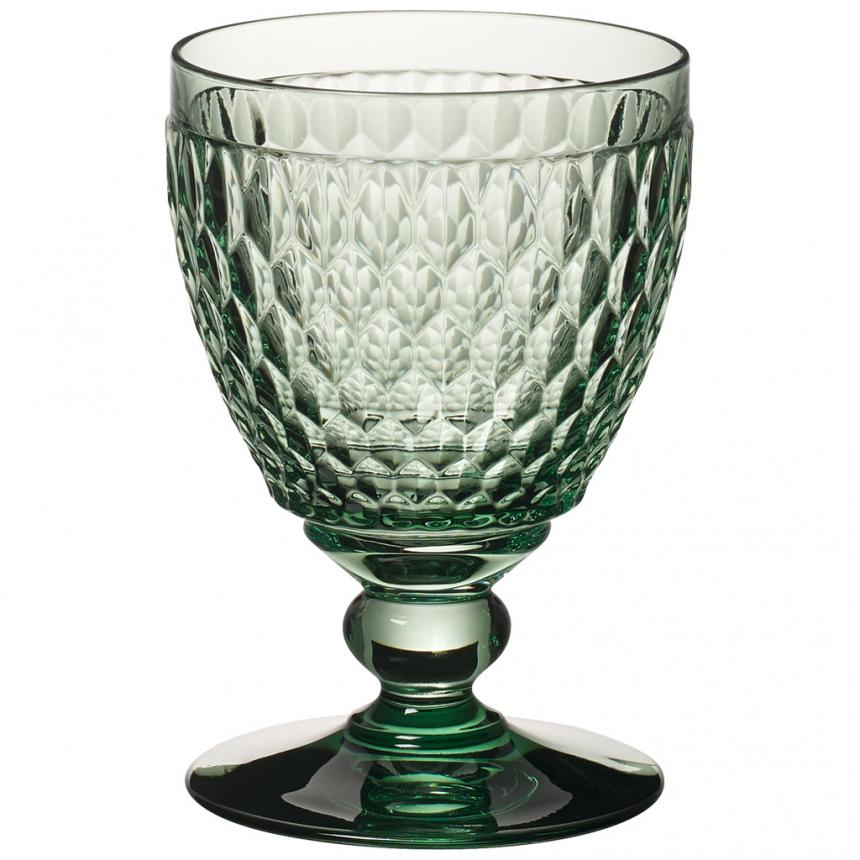 Boston coloured Water goblet green