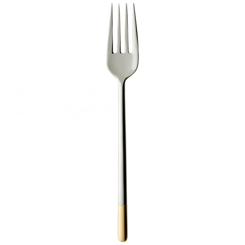 Ella partially gold plated Serving fork