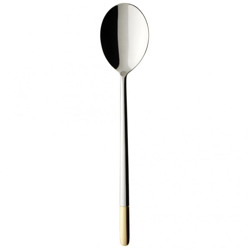 Ella partially gold plated Salad serving spoon