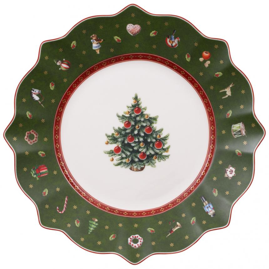 Toy's Delight Salad plate green