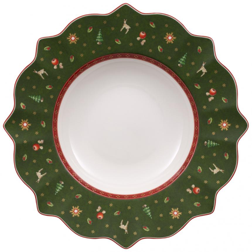 Toy's Delight Deep plate green