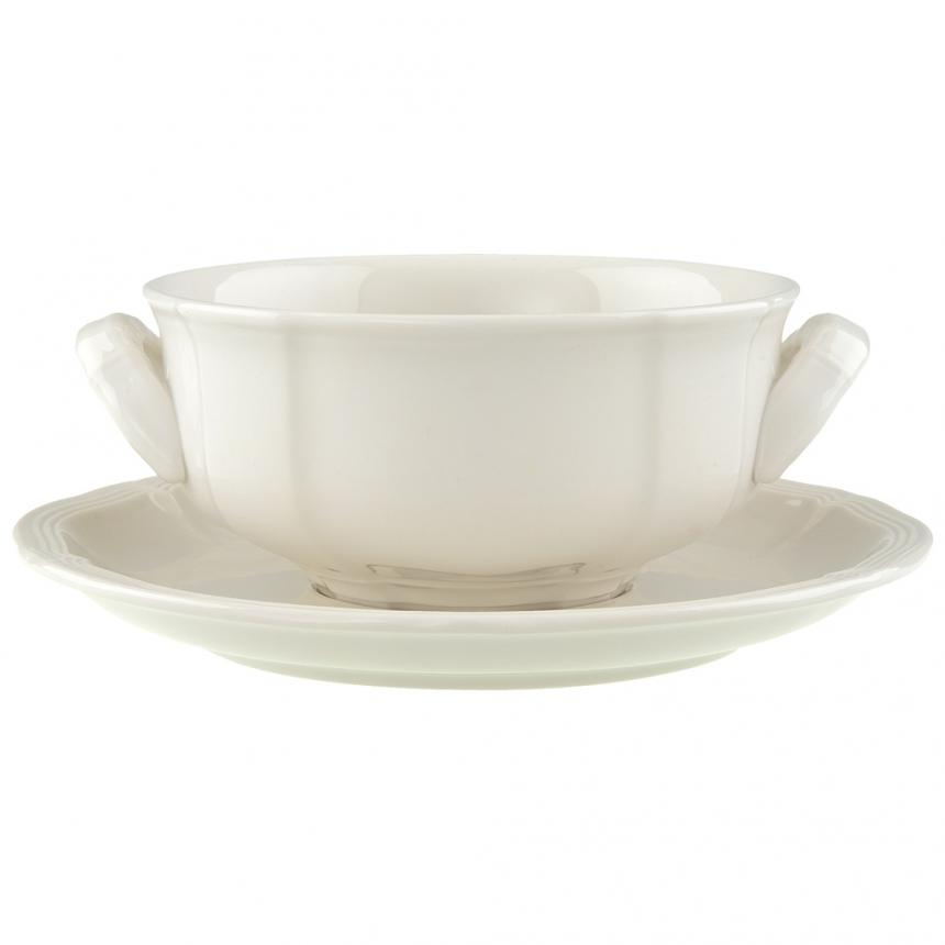 Soup cup & saucer 2pcs