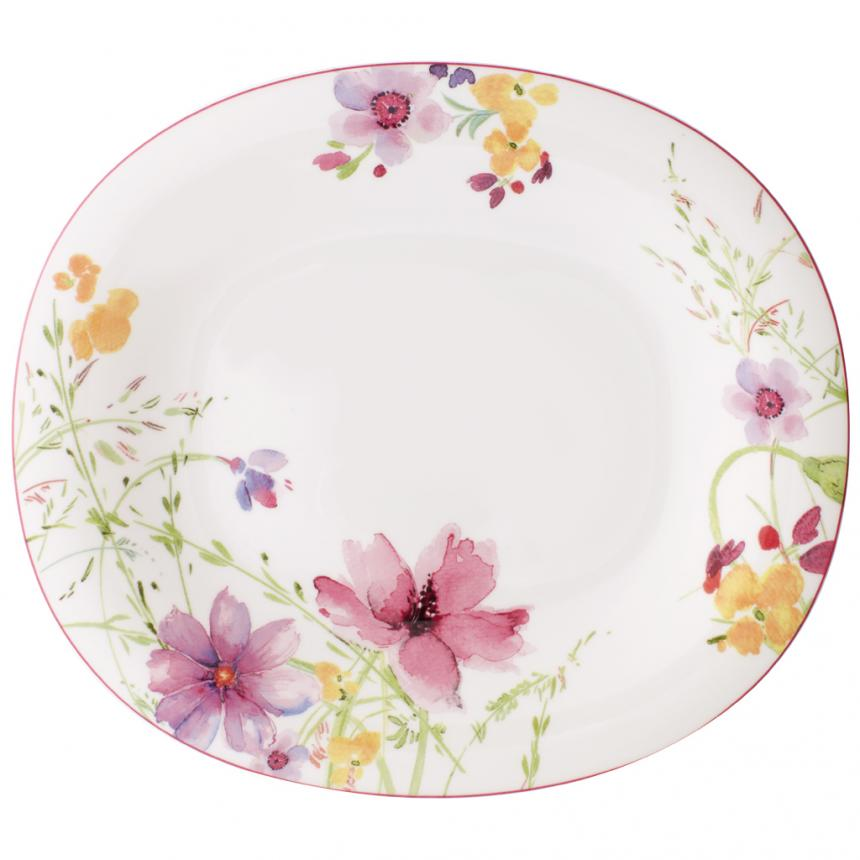 Oval flat plate 29x25cm