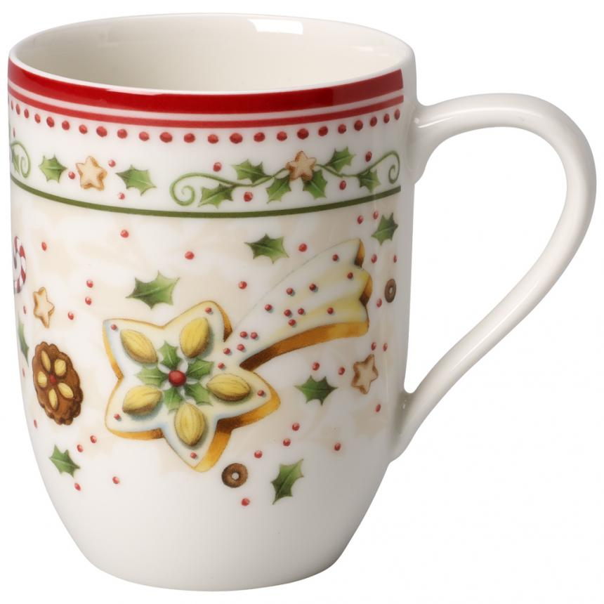 Winter Bakery Delight Mug, falling star