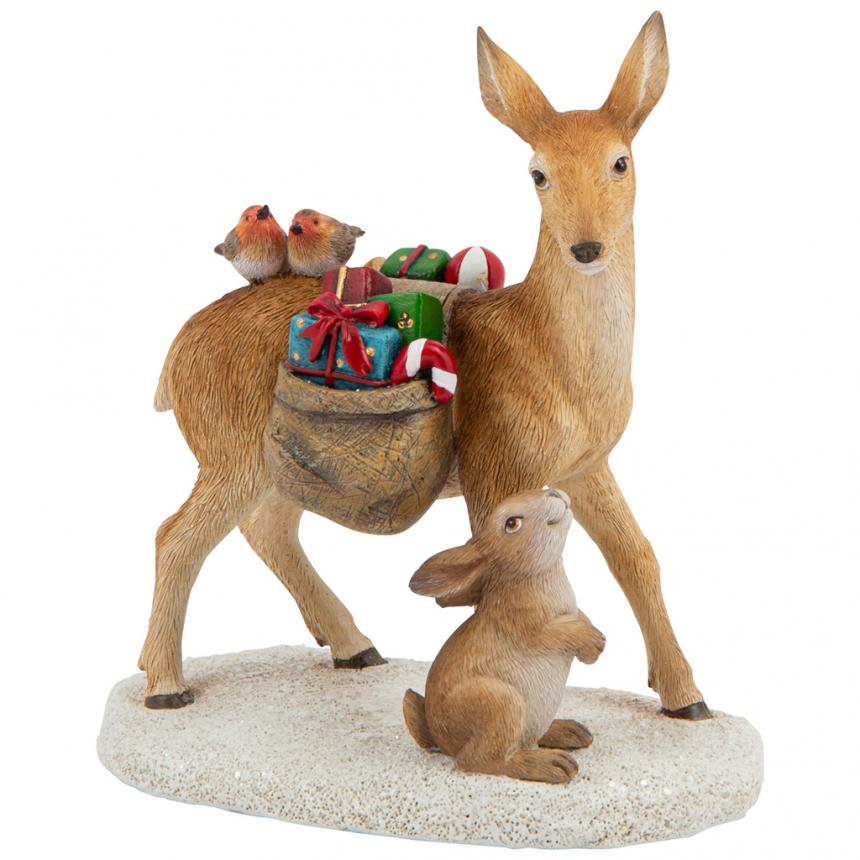 Fawn with gifts