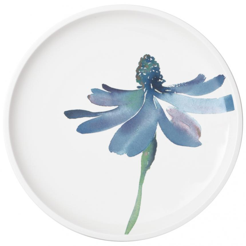 Artesano Flower Art dessert plate 22cm