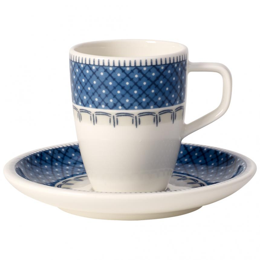 Casale Blu mocha cup and saucer