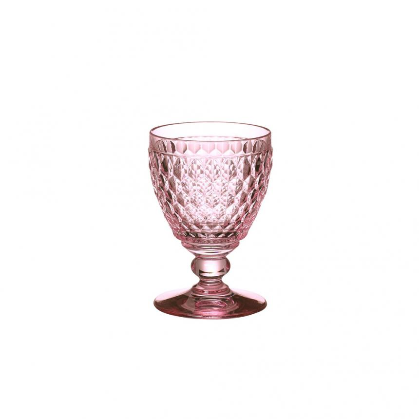 Boston coloured White wine goblet rose