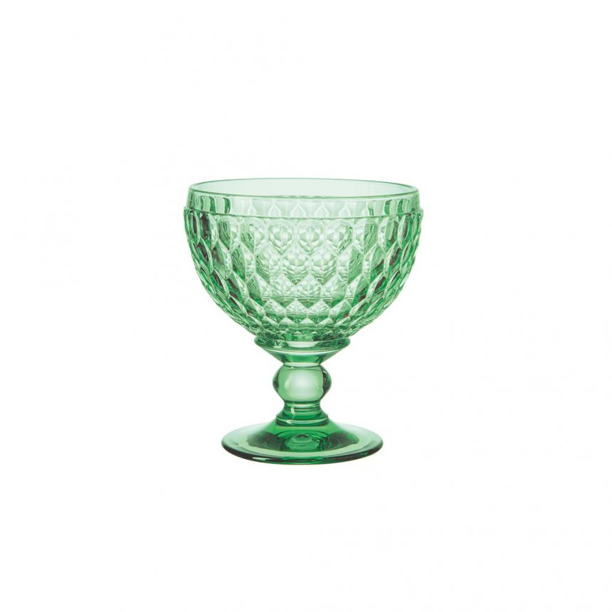 Boston coloured Champagne / dessert bowl green