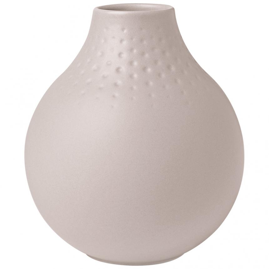 Manufacture Collier beige Vase Perle small
