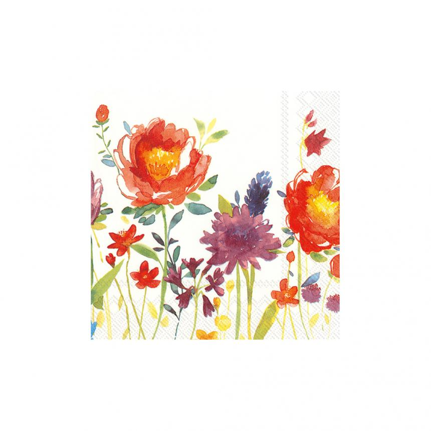 Anmut Flowers paper napkin 33x33cm